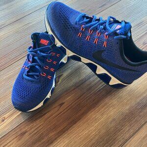 Women's size 7 Nike Air Max Tailwind 8 Blue Orange Running Walking Athletic Shoe